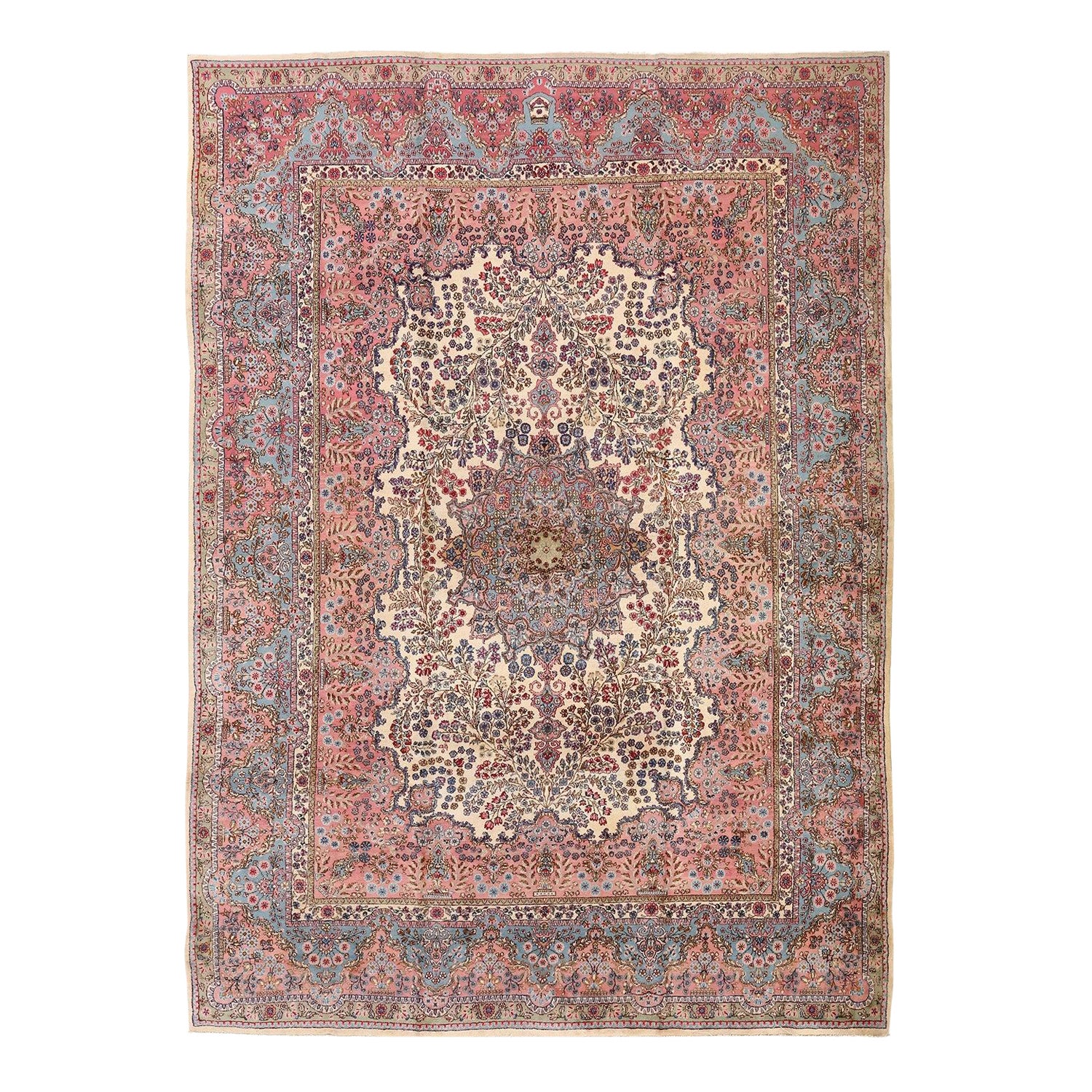 Tapis Kerman - Taille : 12'4 X 8'10