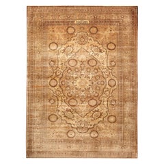 Vintage Persian Tabriz Milani Rug - Size: 11'4 X 8'4
