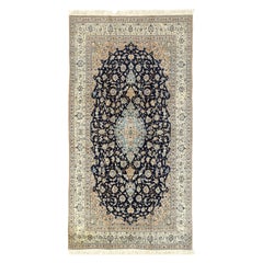 Vintage Persian Nain Rug - Size: 9'10 X 5'4