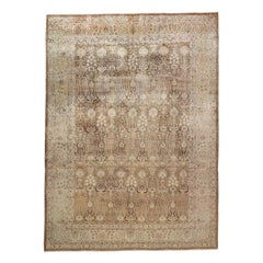 Vintage Persian Tabriz Rug - Size: 11'5 X 8'2