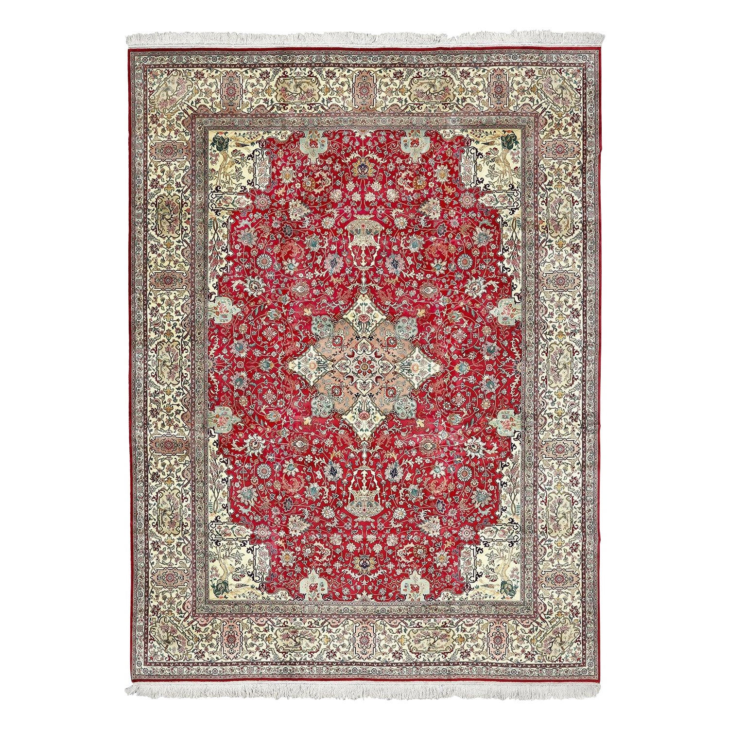 Tappeto persiano Tabriz vintage - Dimensioni: 14'7 X 10'10