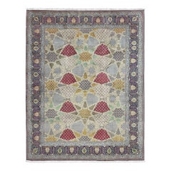 Tapis persan Tabriz vintage - Taille : 12'11 X 10'