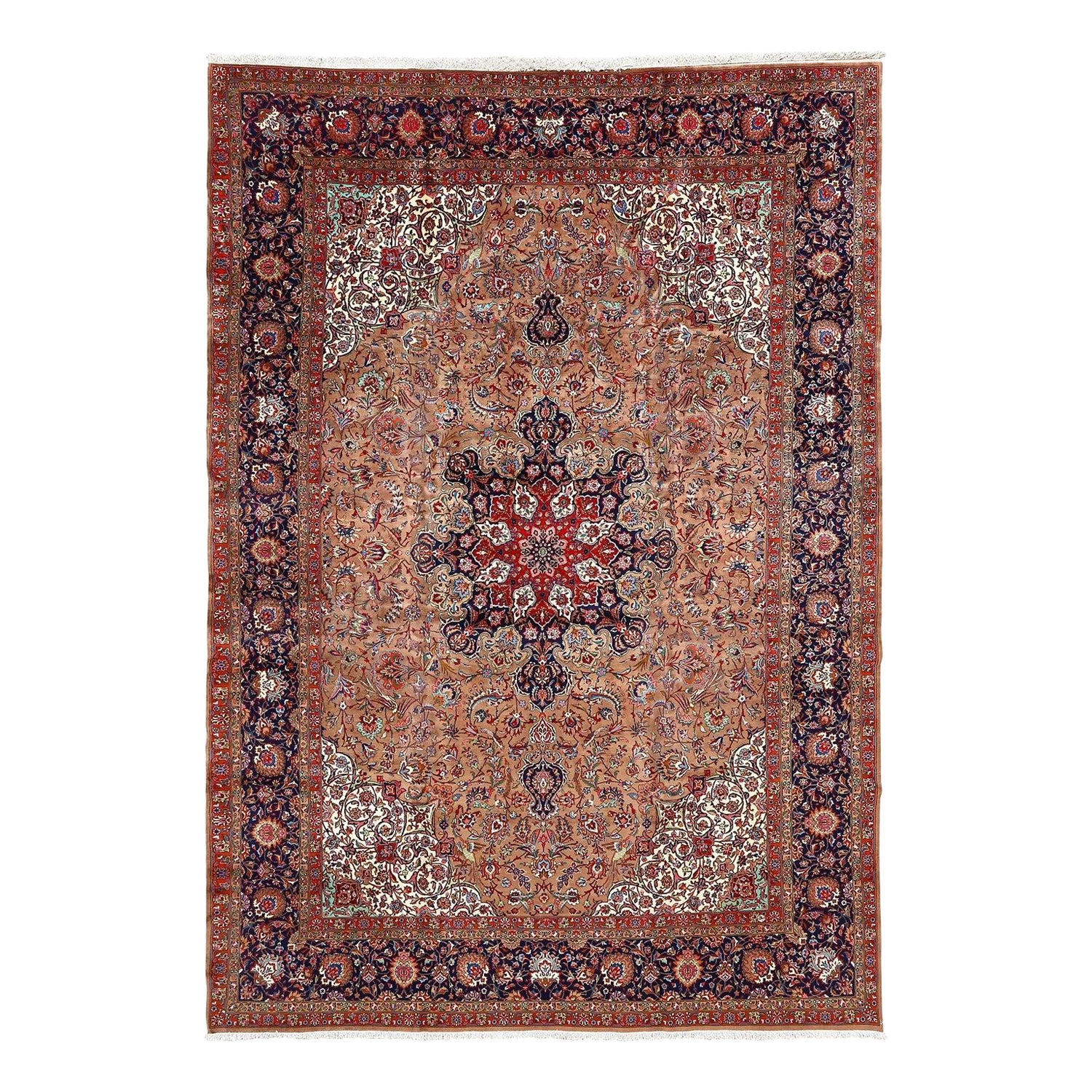 Tappeto persiano Tabriz vintage - Dimensioni: 16' X 11'3