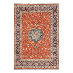 Alfombra Persa Tabriz Vintage - Tamaño: 13'2 X 9'10