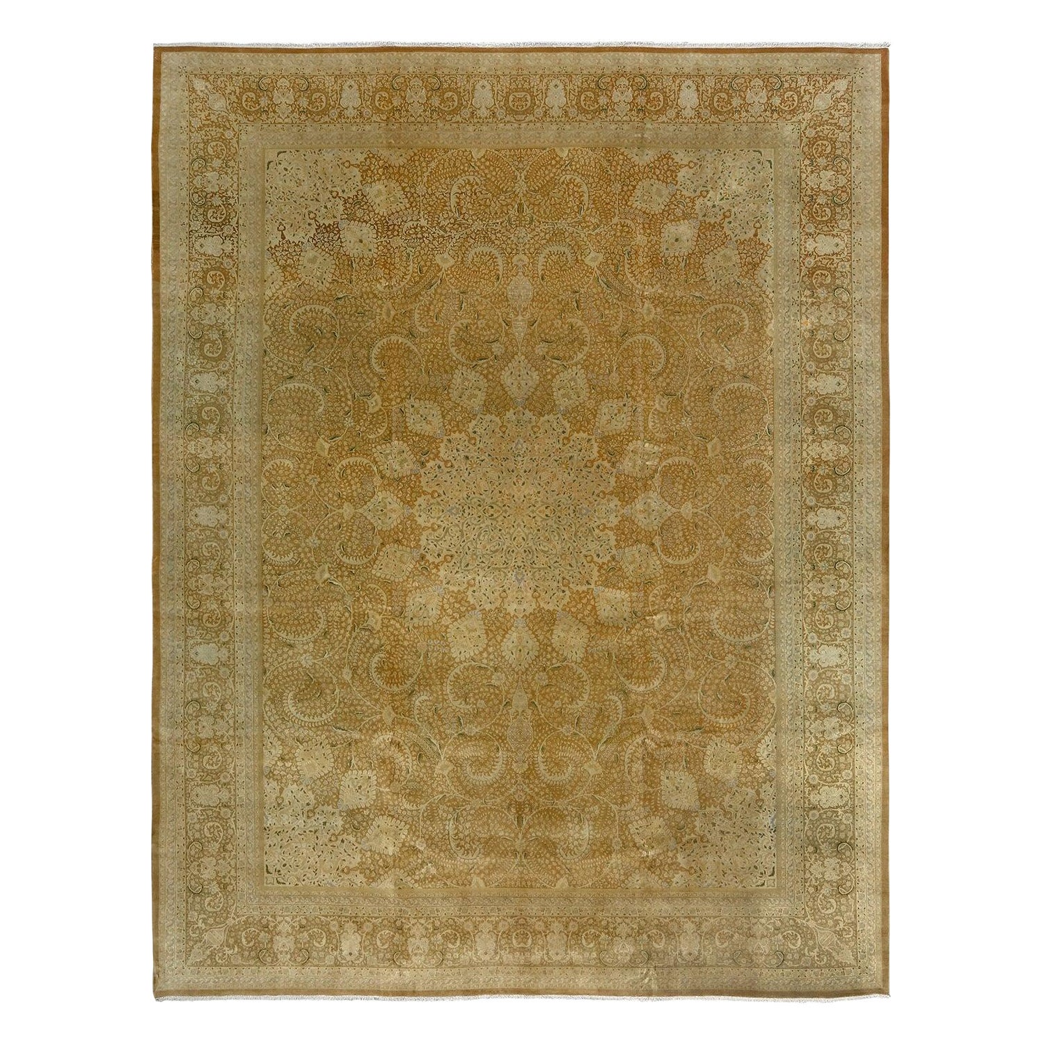 Tappeto persiano Tabriz vintage - Dimensioni: 13' X 9'11