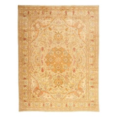 Vintage Persian Tabriz Rug - Size: 3'2 X 9'11