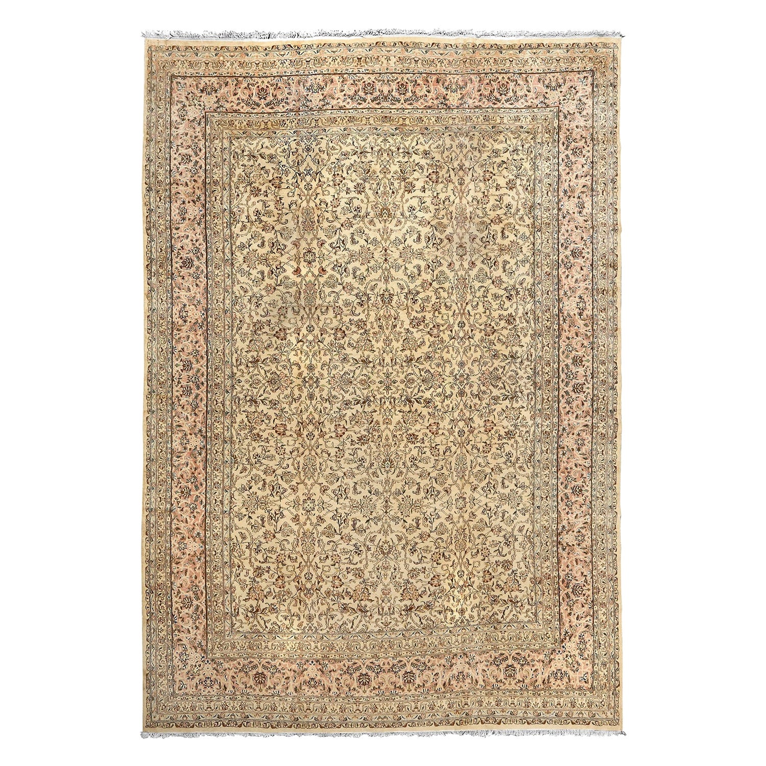 Tappeto persiano vintage Lavar Kerman - Dimensioni: 15'9 X 10'10
