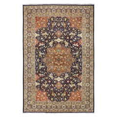 Vintage Persian Tabriz Rug - Size: 17'10 X 11'7