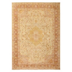 Alfombra Persa Tabriz Vintage - Tamaño: 11'9 X 8'4