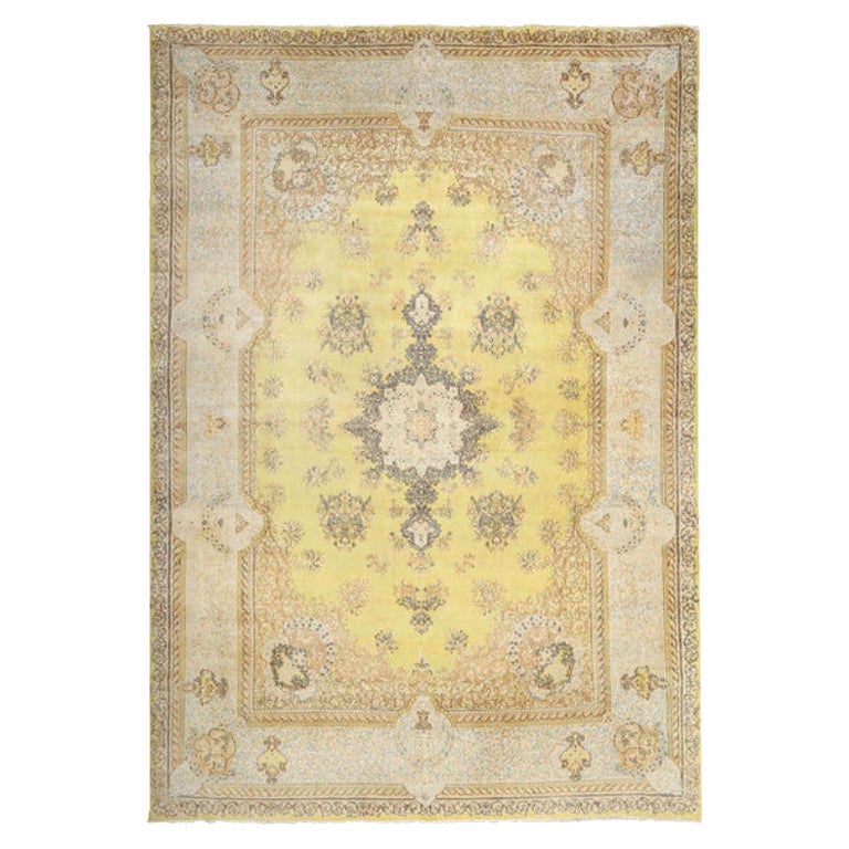 Vintage Persian Kerman Rug - Size: 12'2 X 8'7