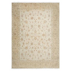 Tapis persan Tabriz vintage en soie, laine et coton - Taille : 11'5 x 8'3