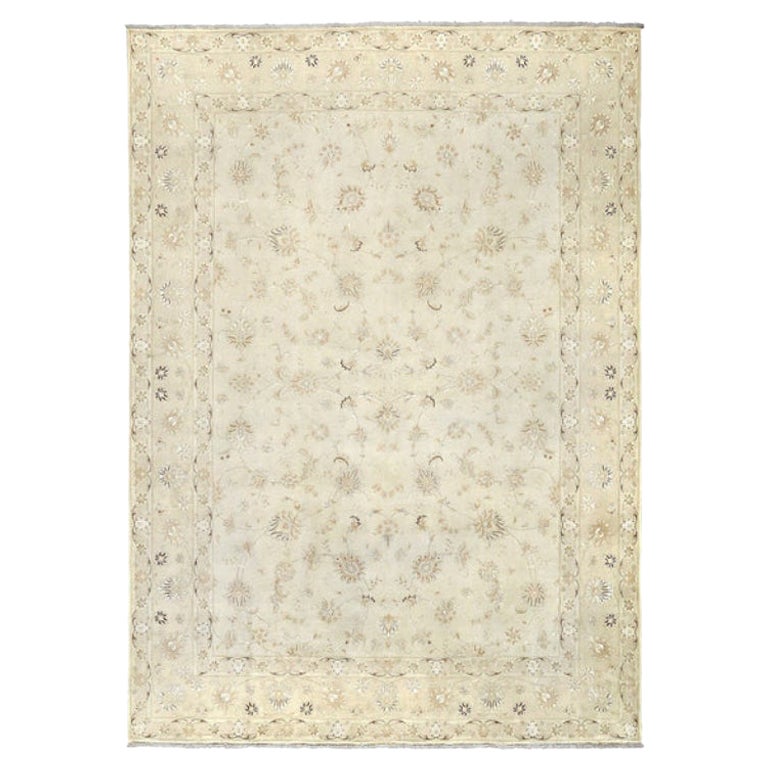 Tappeto persiano Tabriz vintage in seta, lana e cotone - Dimensioni: 11'5 X 8'7