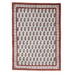 Vintage Persian Qom Rug - Size: 12'2 X 8'11