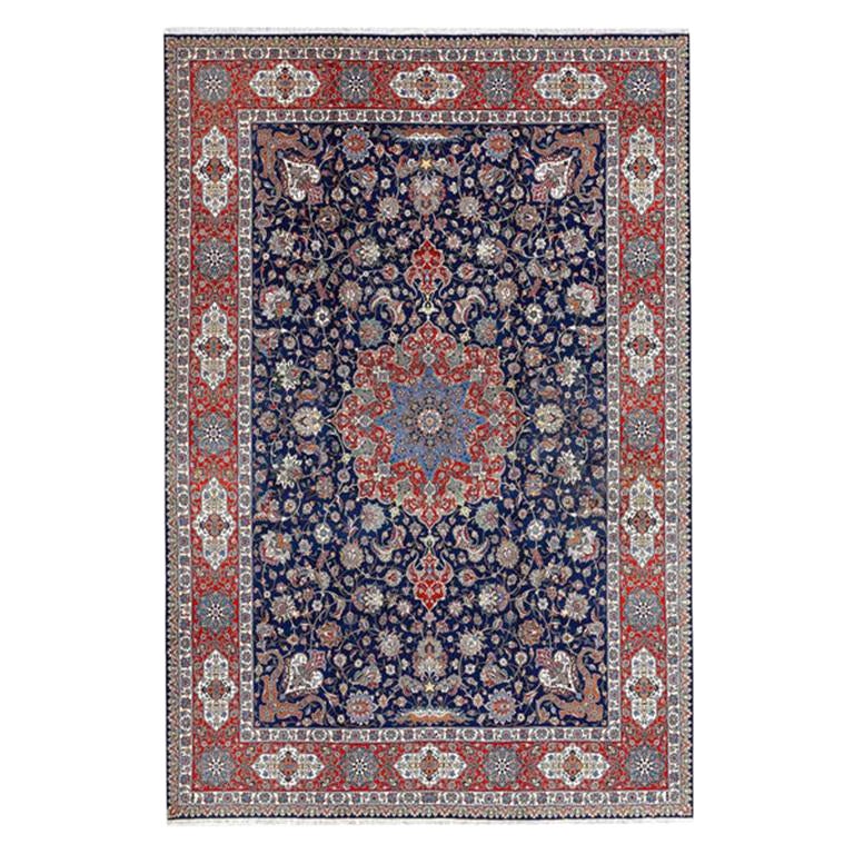 Tappeto persiano Tabriz vintage - Dimensioni: 12'0 X 8'3