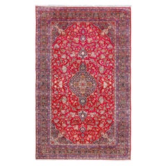 Vintage Persian Kashan Rug - Size: 17' X 10'8