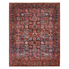 Vintage Persian Bakhtiar Rug - Size: 14'1 X 11'5