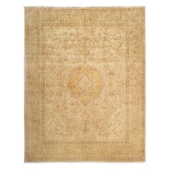 Alfombra Persa Tabriz Vintage de Kork y Algodón - Tamaño: 12'0 X 9'5