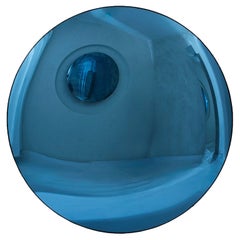 Convex Dark Blue Mirror by Homa