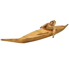 Antique Child's Eskimo Kayak