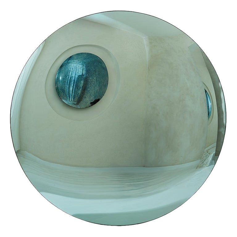 Convex Mint Green Mirror by Homa