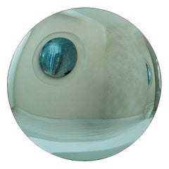 Convex Mint Green Mirror by Homa