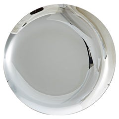 Silver Concave Wall Sculptural Mirror by Homa