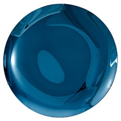 Concave Dark Blue Mirror by Homa