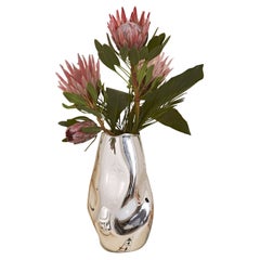 Vase "Silber Wave I" von Homa