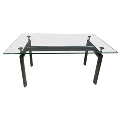 LC6 dining table by Le Corbusier for Cassina, 1990s