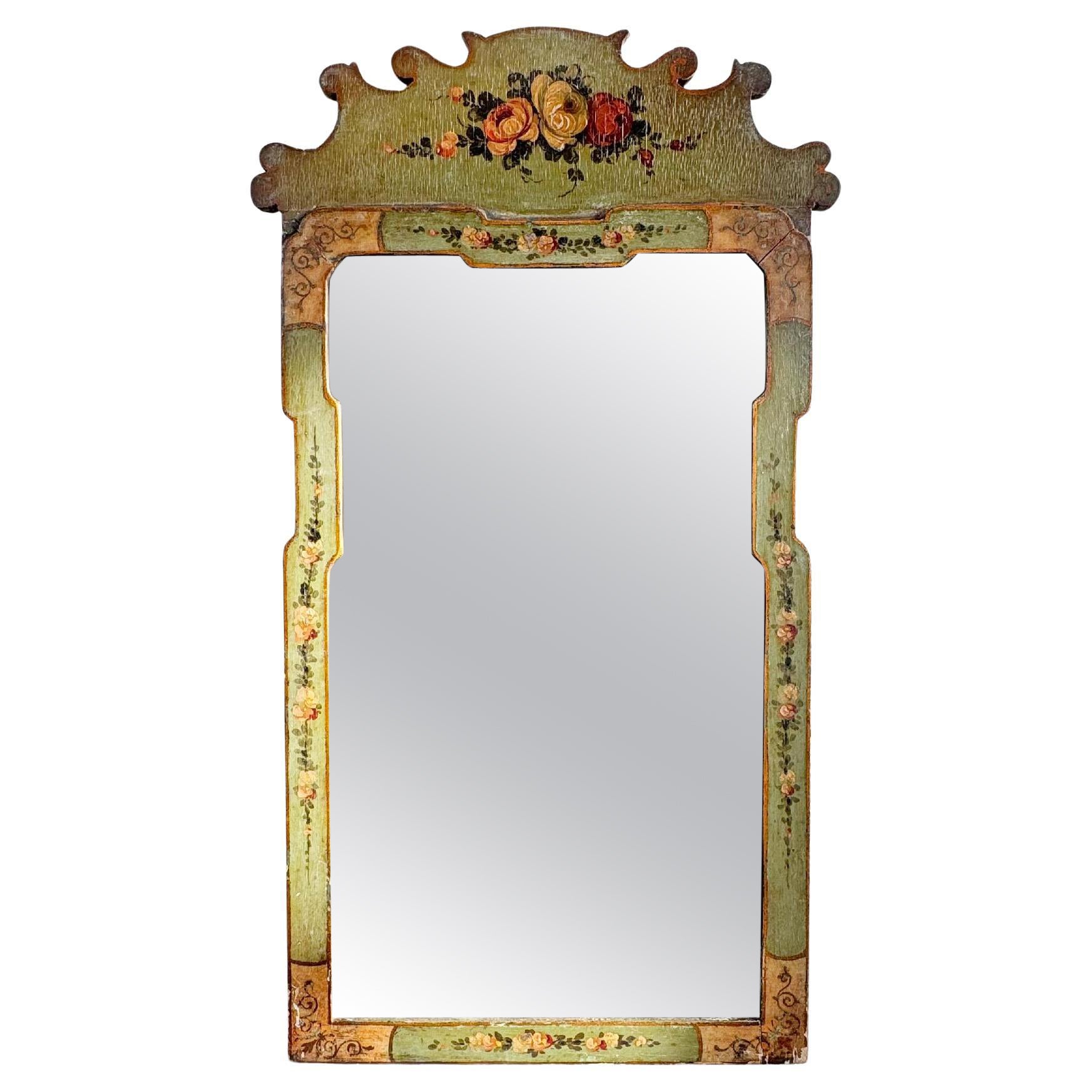 Miroir peint et doré George I en vente