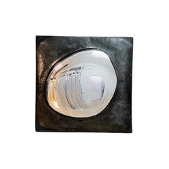 Drop of Silver on Copper IV Mirror by Homa