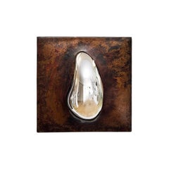 Drop of Silver on Copper VI Mirror by Homa
