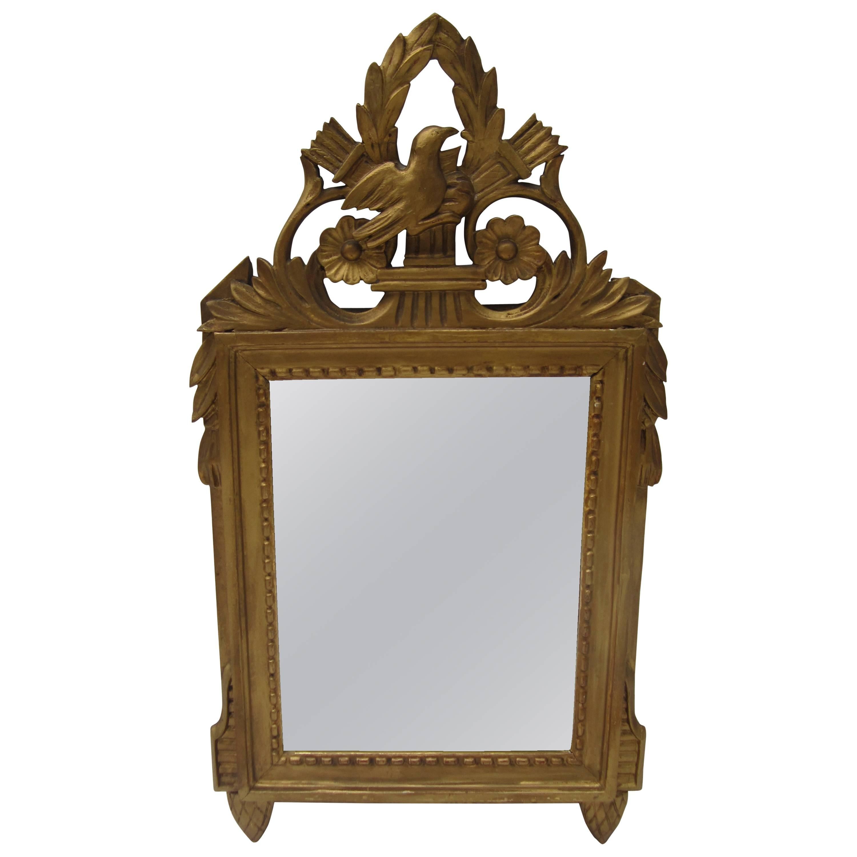 Small French Gilt Mirror