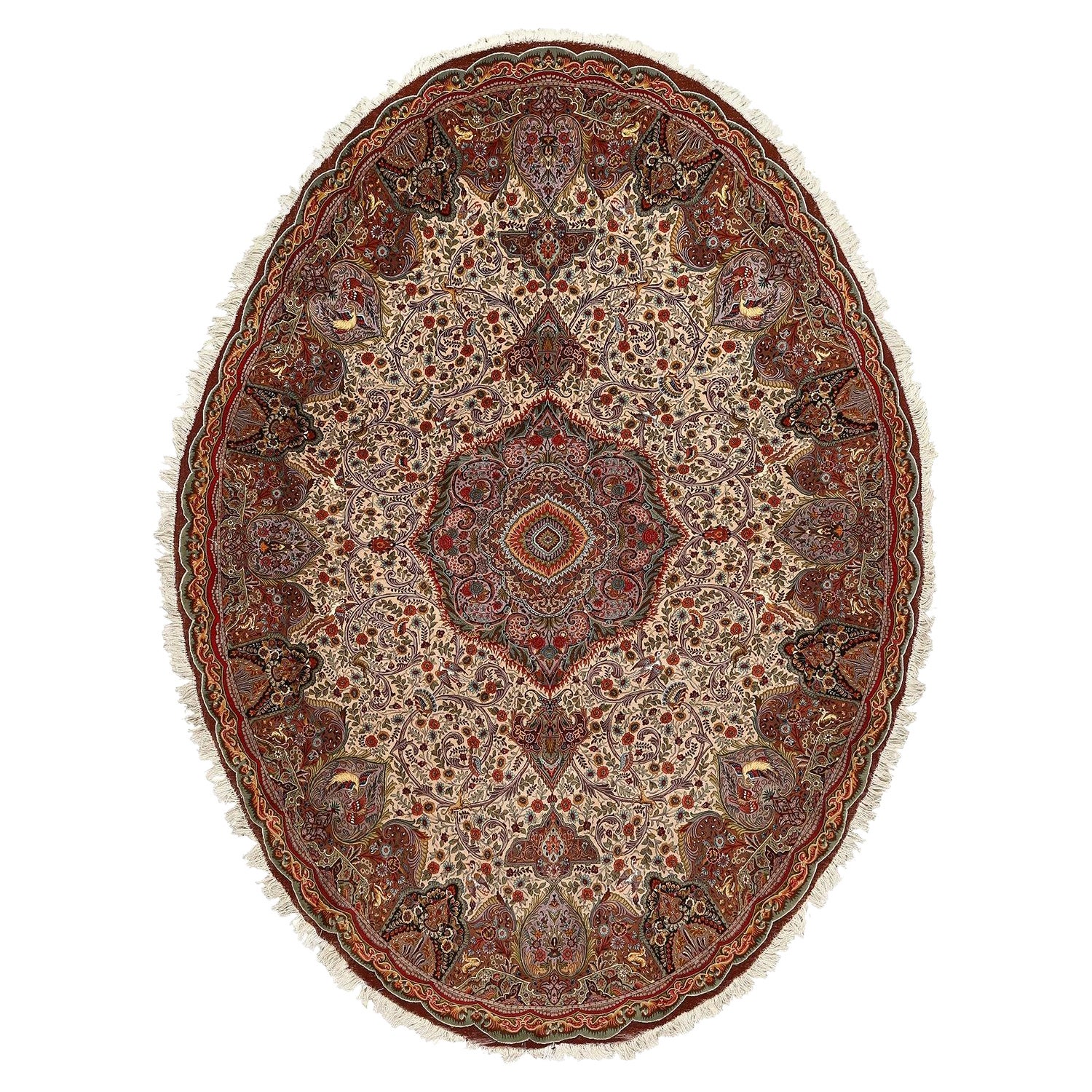 Tappeto persiano vintage Tabriz Nami - Dimensioni: 13'3x 9'9