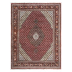 Alfombra Persa Tabriz Vintage - Tamaño: 13'1 X 10'