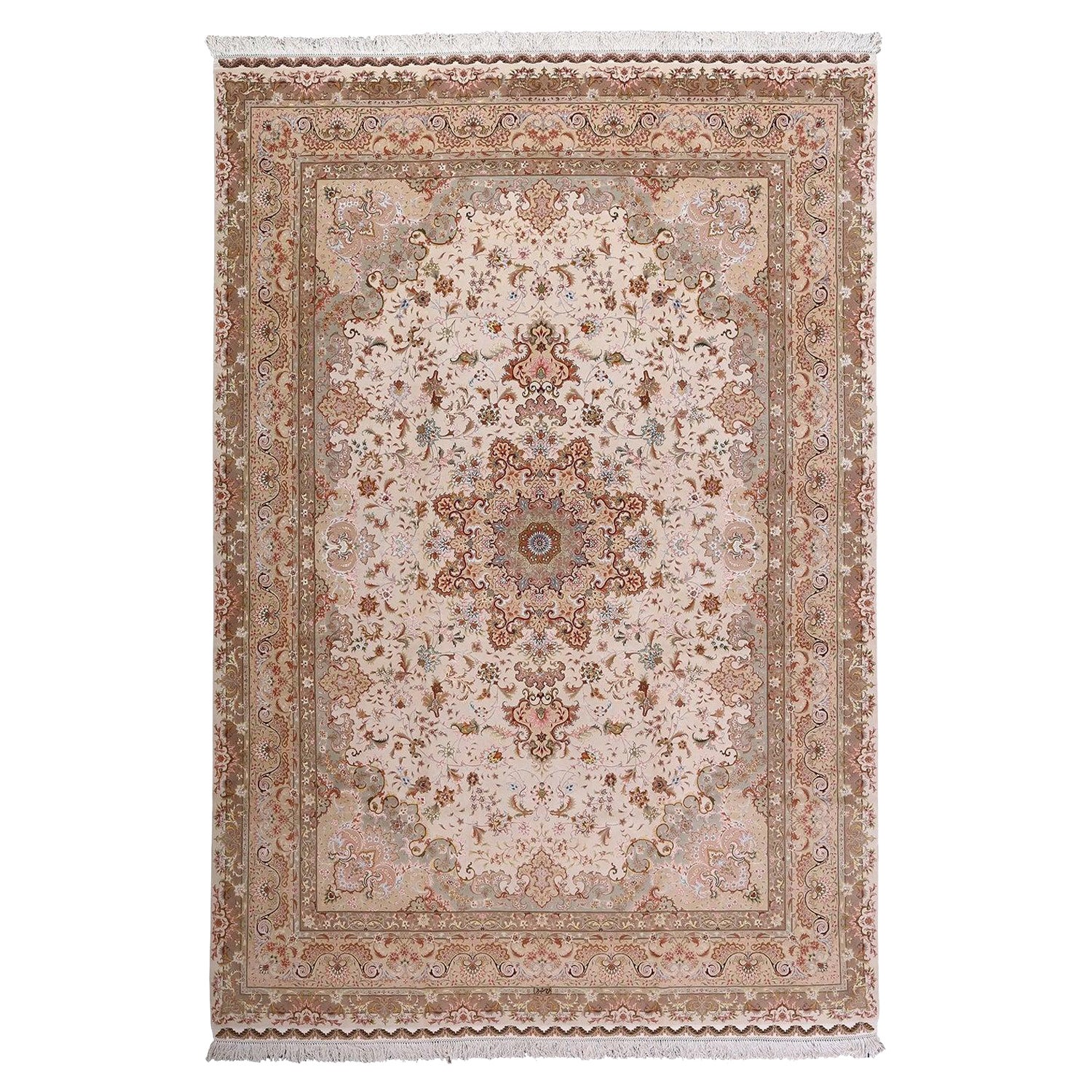 Tappeto New Persian Tabriz Shirfar in Lana e Seta - Dimensioni: 12' X 8'2