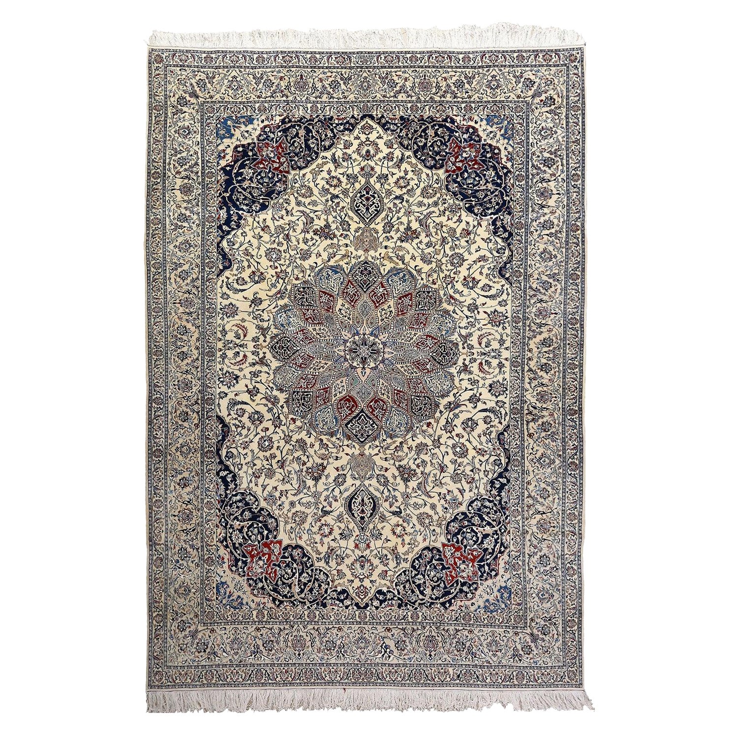 New Naein Rug in Wool, Silk and Cotton- Size: 11'10 X 8'2