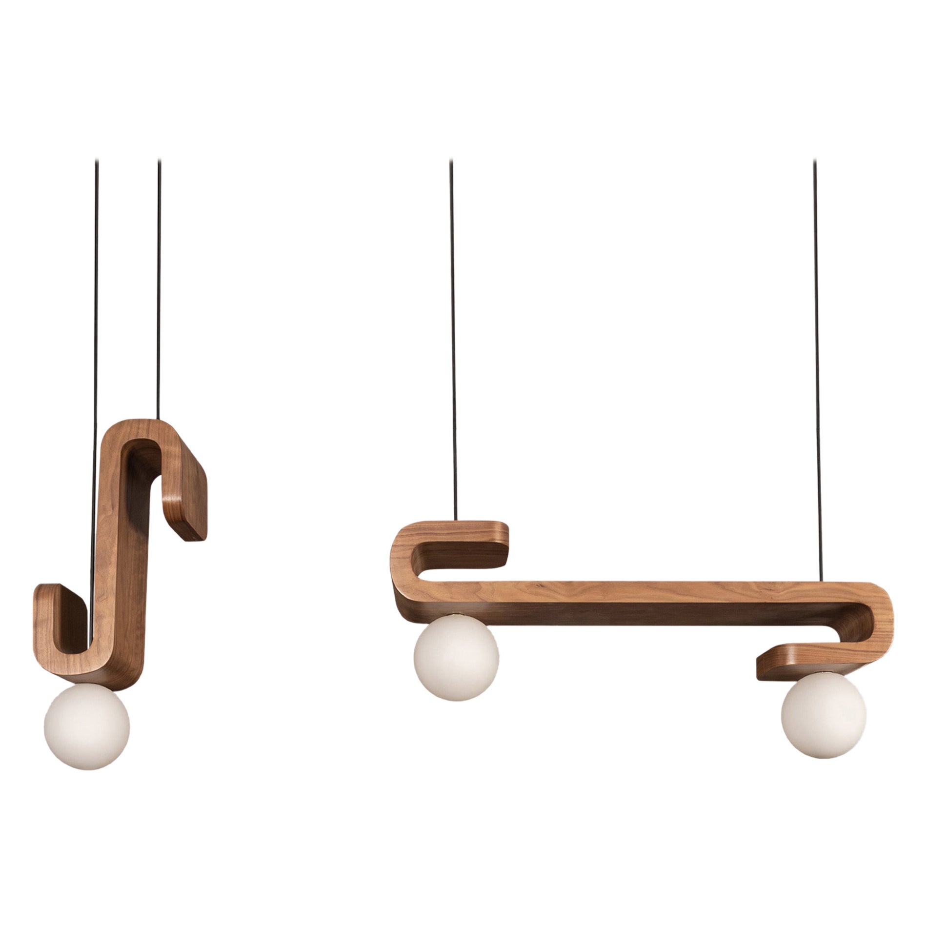 Set di 2 lampade a sospensione Esse di Saadia Design