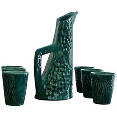 1950s Ceramic Carafe by Ceramiche Pucci