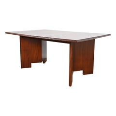 Frank Lloyd Wright for Heritage Henredon Taliesin Mahogany Dining Table