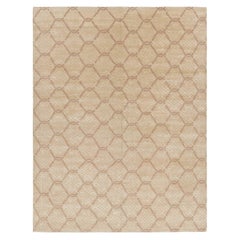 Rug & Kilim’s Modern Transitional Geometric Beige-Brown Rug
