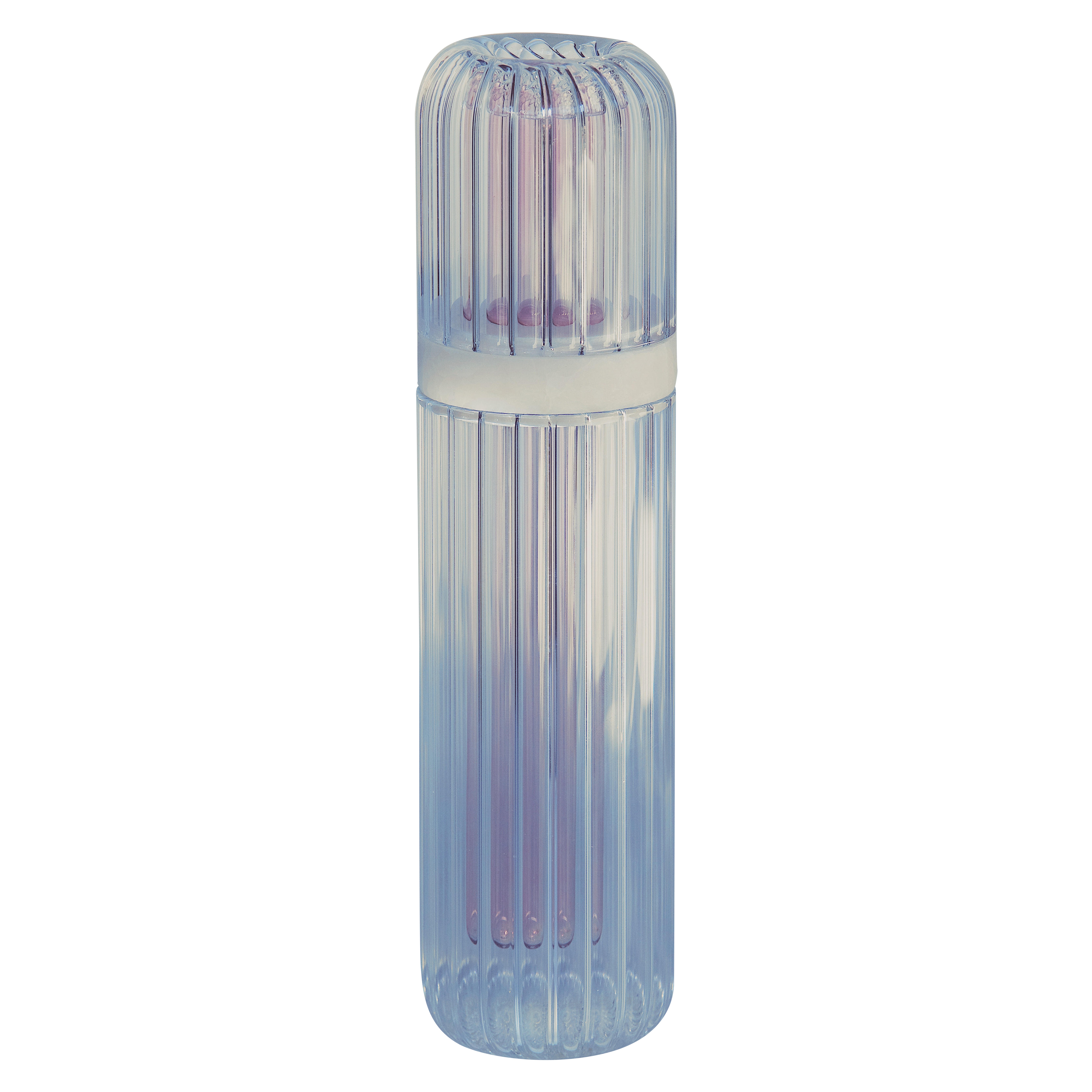 Vaso in marmo Verre' Raye' di Laboratorio