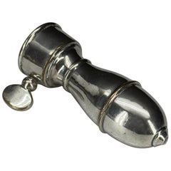 Französisch Silber Platte Lammknochen Griff Halter