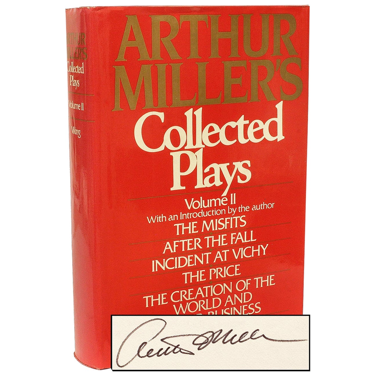 Arthur Millers Sammlerstücke von Arthur Miller. Band II - 1981 - ERSTE AUSGABE SIGNIERT