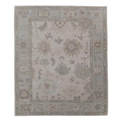 Turkish Oushak Rug Oriental Handmade 8'6" x 10'3" #11653