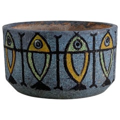 Rare Aldo Londi for Bitossi Planter/Bowl, 1960s – Limited Edition