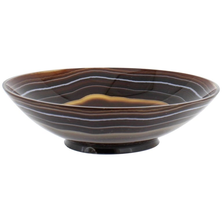 Banded Agate Bowl at 1stDibs
