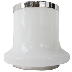 White Glass Table Lamp by Arredoluce 10