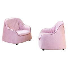 20th Century, Afra & Tobia Scarpa Pair of Armchair mod. Ciprea for Cassina