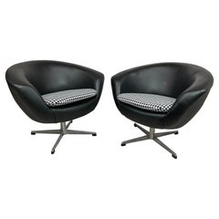 Mid-century moder club chairs by UP závody n.p.Rousínov